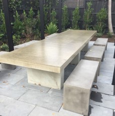 Concrete tabletops